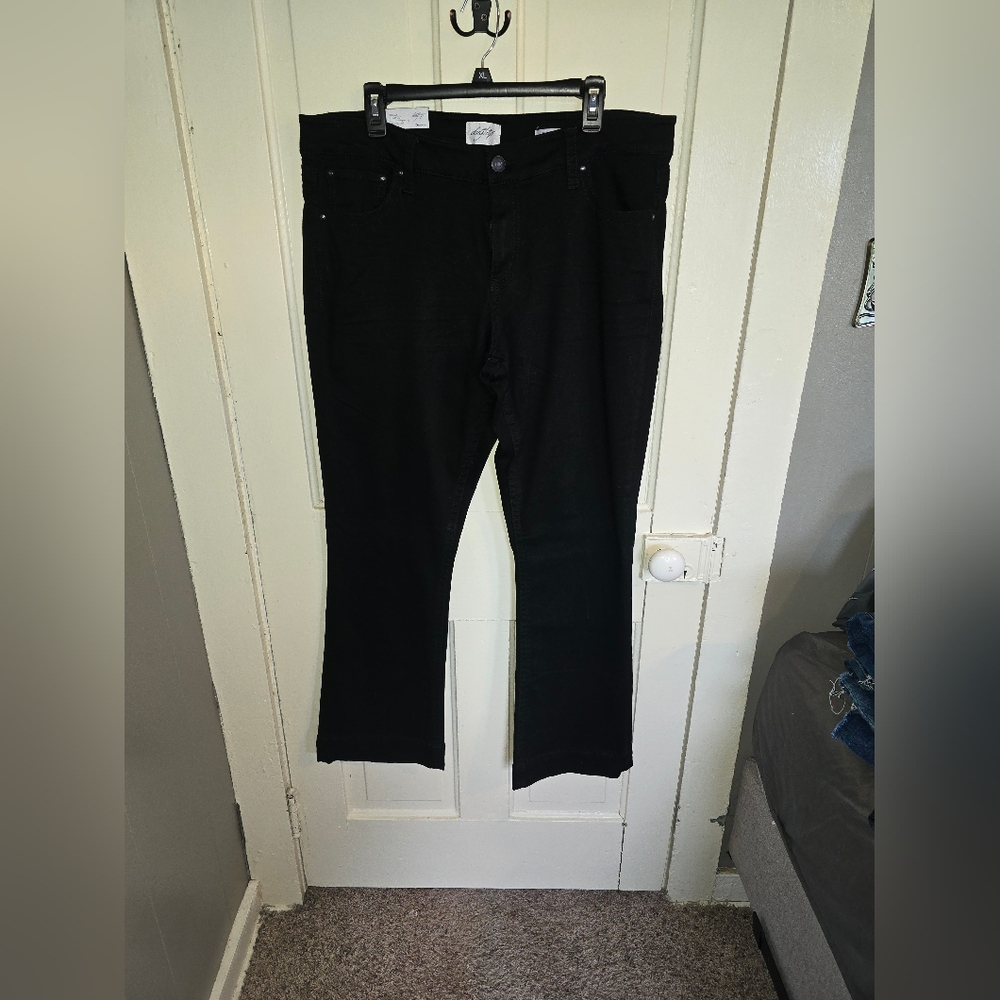 Daytrip Black Virgo Bootcut Jeans, Size 36R